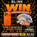 Win iPhone 17 pro max & £500